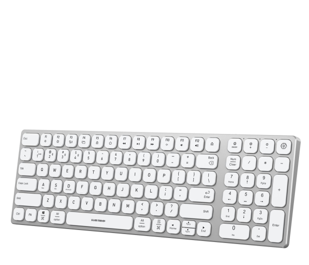 SILVER MONKEY Alu Keys Mini Premium Backlight White SMA257 - 1266239 - zdjęcie 2